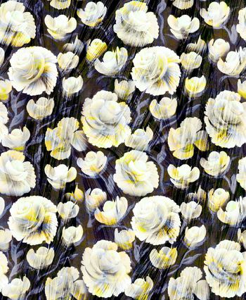 515445-复古 抽象 笔刷 花卉 服装  家