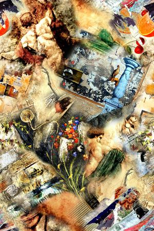 抽象印花华亿平台图片