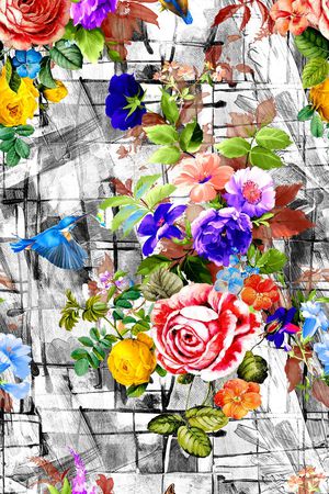 时尚印花华亿平台图片