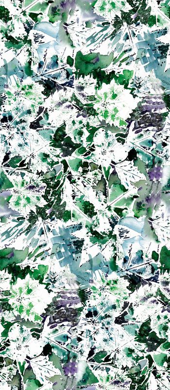 515504-复古 水彩 手绘树叶 组合 户外运