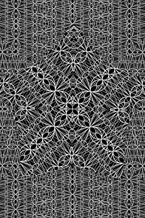 抽象几何印花华亿平台图片