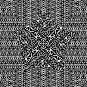 抽象几何印花华亿平台图片