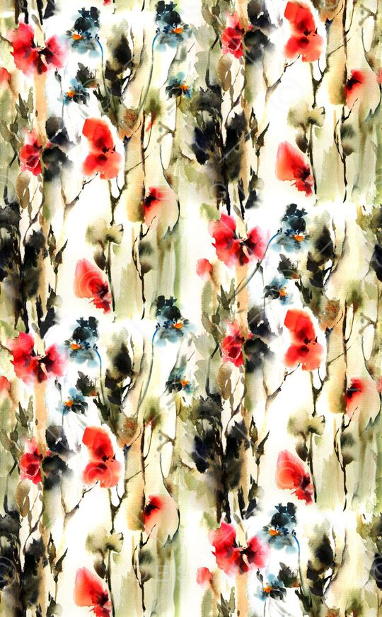 手绘印花华亿平台图片