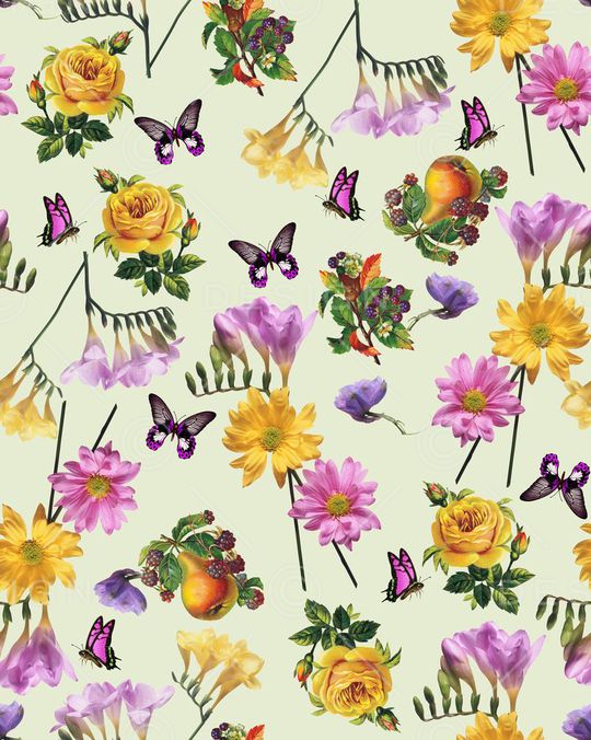 最新时尚流行印花华亿平台图片