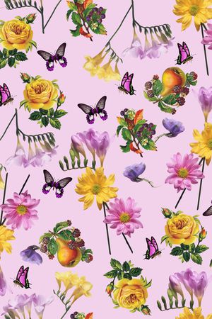 最新时尚流行印花华亿平台图片