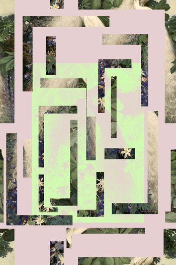 未来主义印花华亿平台图片