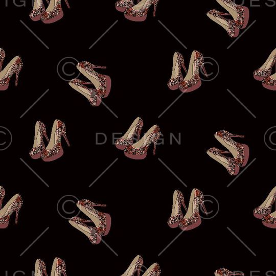 黑底印花华亿平台图片