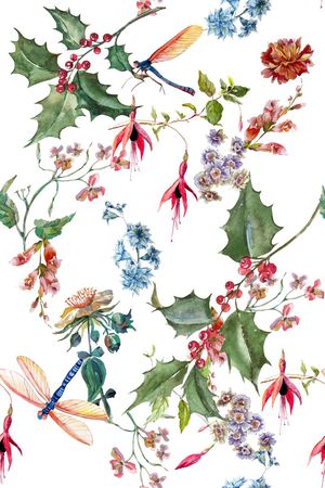 蜻蜓印花华亿平台图片