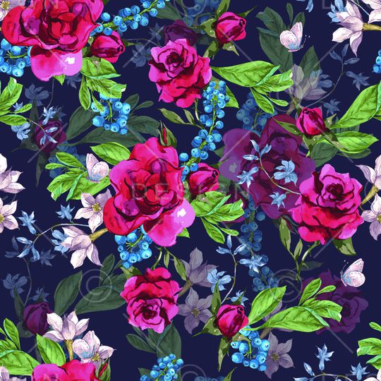 清新印花华亿平台图片