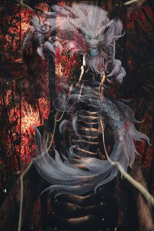 中国风印花华亿平台图片