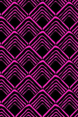 时尚几何花印花华亿平台图片