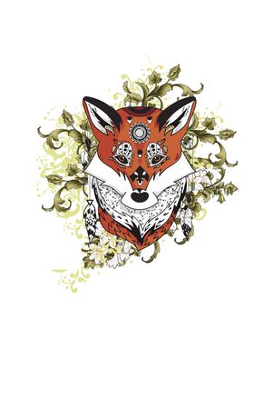 狐狸印花华亿平台图片