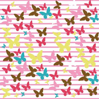 515841-蝴蝶满印花版  花纹图案