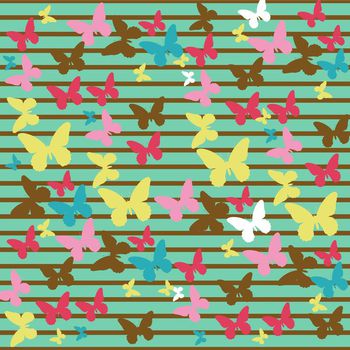 515842-蝴蝶满印花版  花纹图案