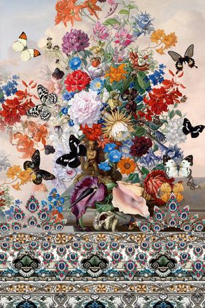 潮流时尚印花华亿平台图片