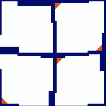 515911-2016春夏男装衬衫时尚几何错位格