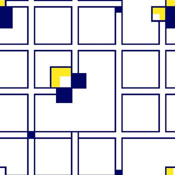 515918-2016春夏男装衬衫几何墙砖线条格