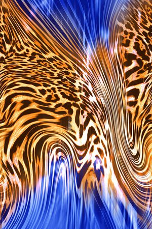 豹纹印花华亿平台图片