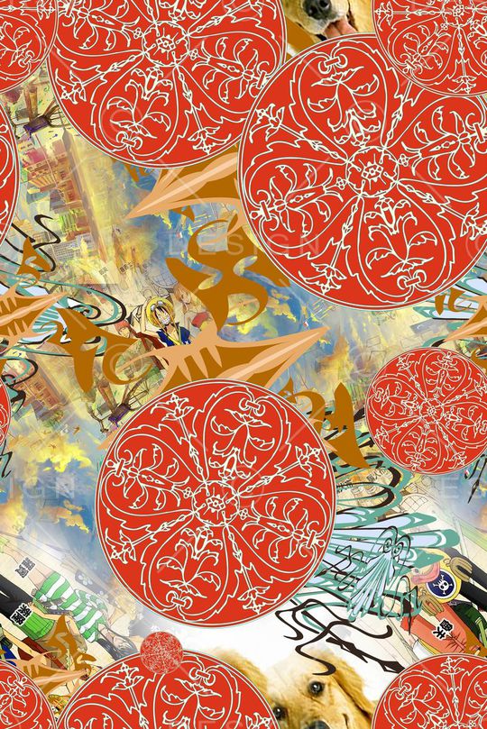 长巾围巾印花华亿平台图片