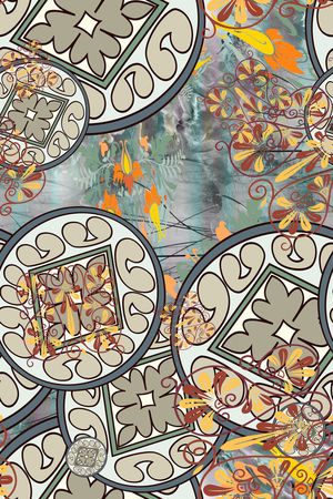 长巾围巾印花华亿平台图片