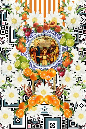 D&G风格印花华亿平台图片