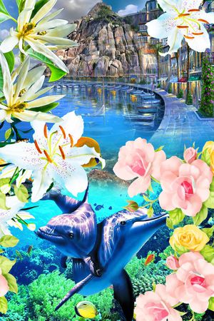 时尚定位印花华亿平台图片