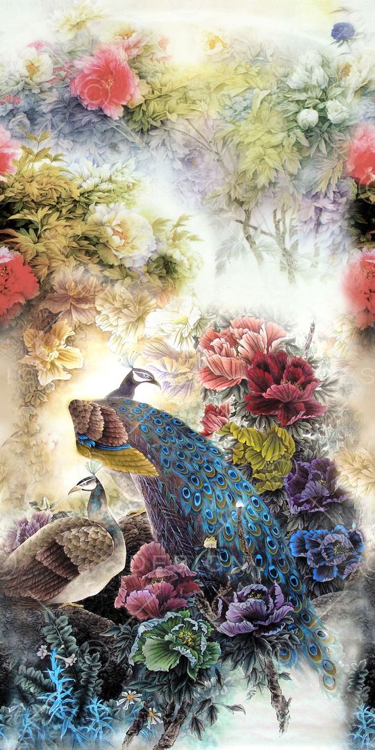 中国风印花华亿平台图片