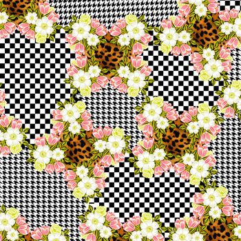 几何印花华亿平台图片