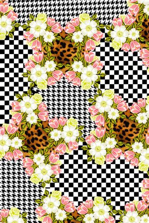 几何印花华亿平台图片