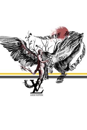 复古印花华亿平台图片