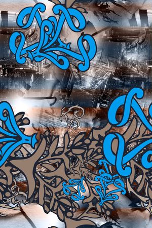 长巾围巾印花华亿平台图片