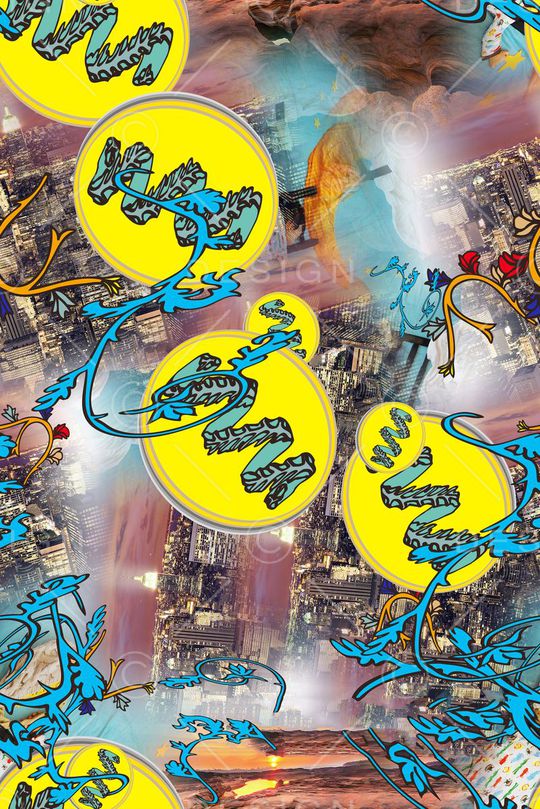 长巾围巾印花华亿平台图片