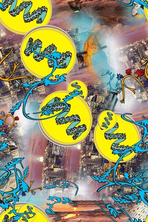 长巾围巾印花华亿平台图片