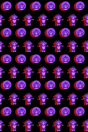 516073-卡通小猴子趣味华亿平台