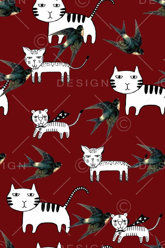 创意服装面料印花华亿平台图片