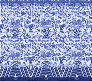 516099-仿古绣花麒麟吉祥图案