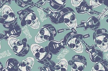 516126-骷髅头吉他手 