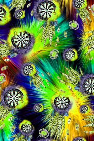 抽象 时尚印花华亿平台图片