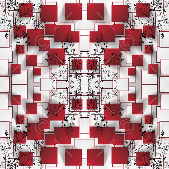 几何印花华亿平台图片