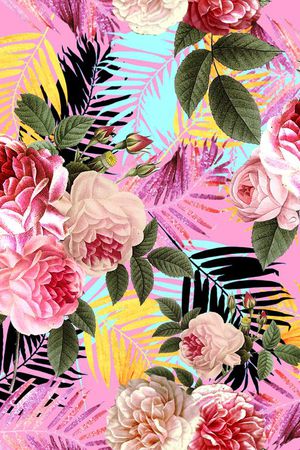 流行时尚印花华亿平台图片