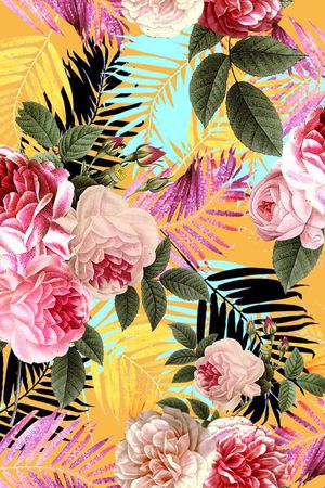 流行时尚印花华亿平台图片