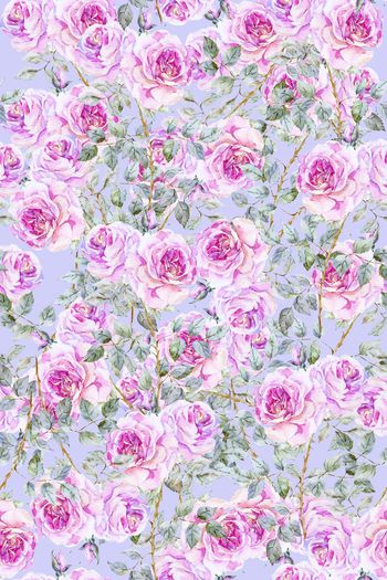 516418-时尚清新手绘玫瑰华亿平台