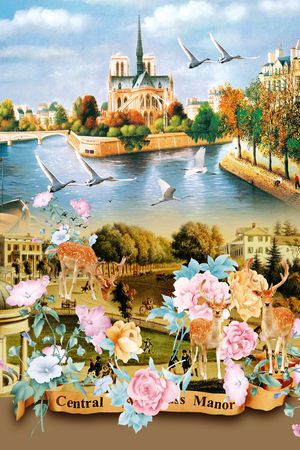 潮流时尚印花华亿平台图片