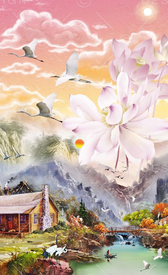 潮流时尚印花华亿平台图片