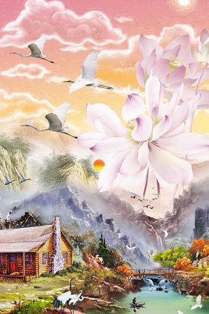 潮流时尚印花华亿平台图片