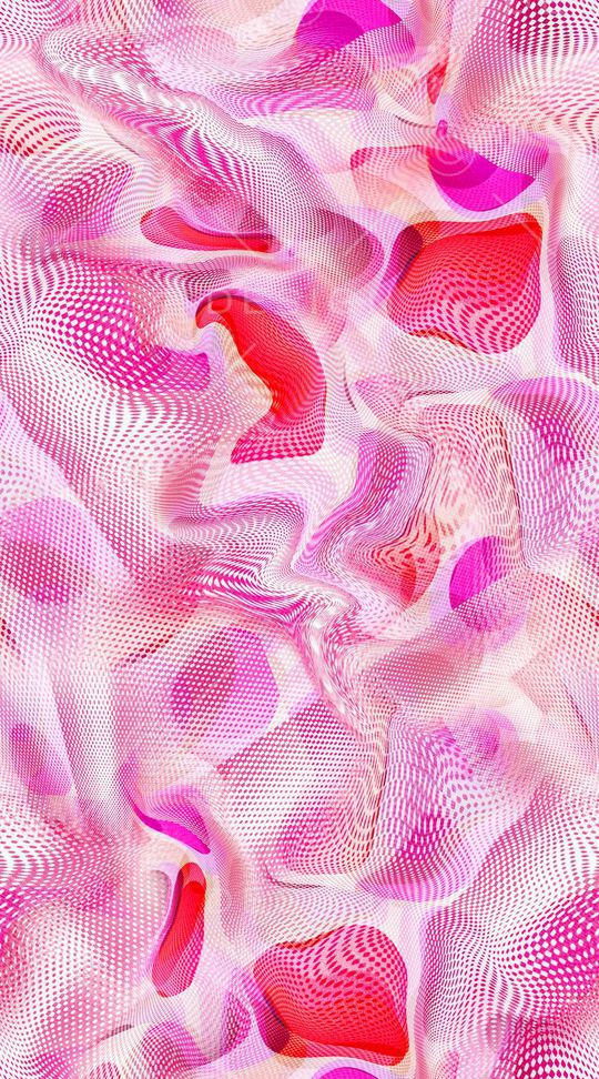 抽象机理印花华亿平台图片