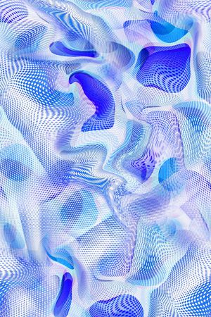 抽象机理印花华亿平台图片