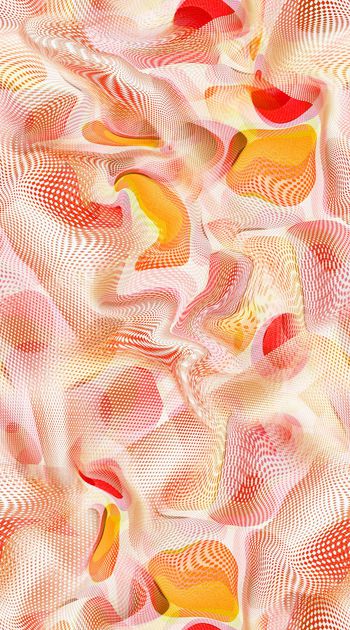 516516-抽象机理波点 几何 满版 创意服装