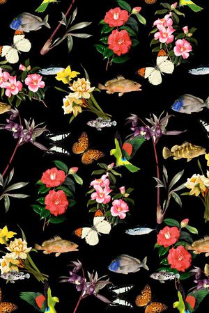 潮流时尚印花华亿平台图片