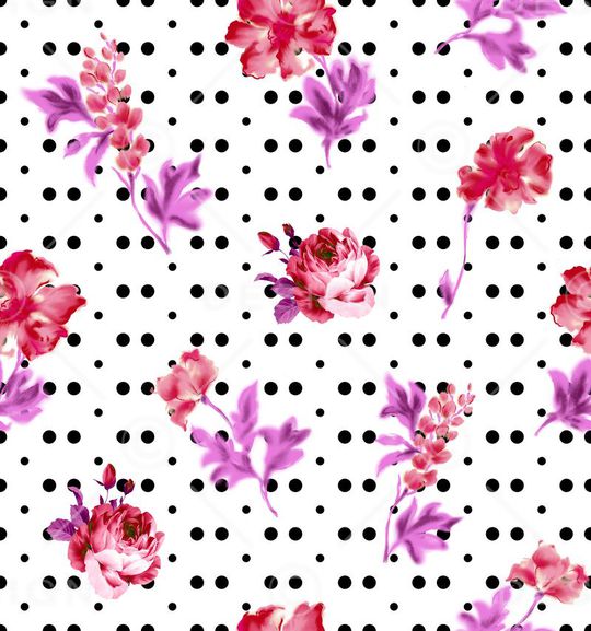 波点印花华亿平台图片